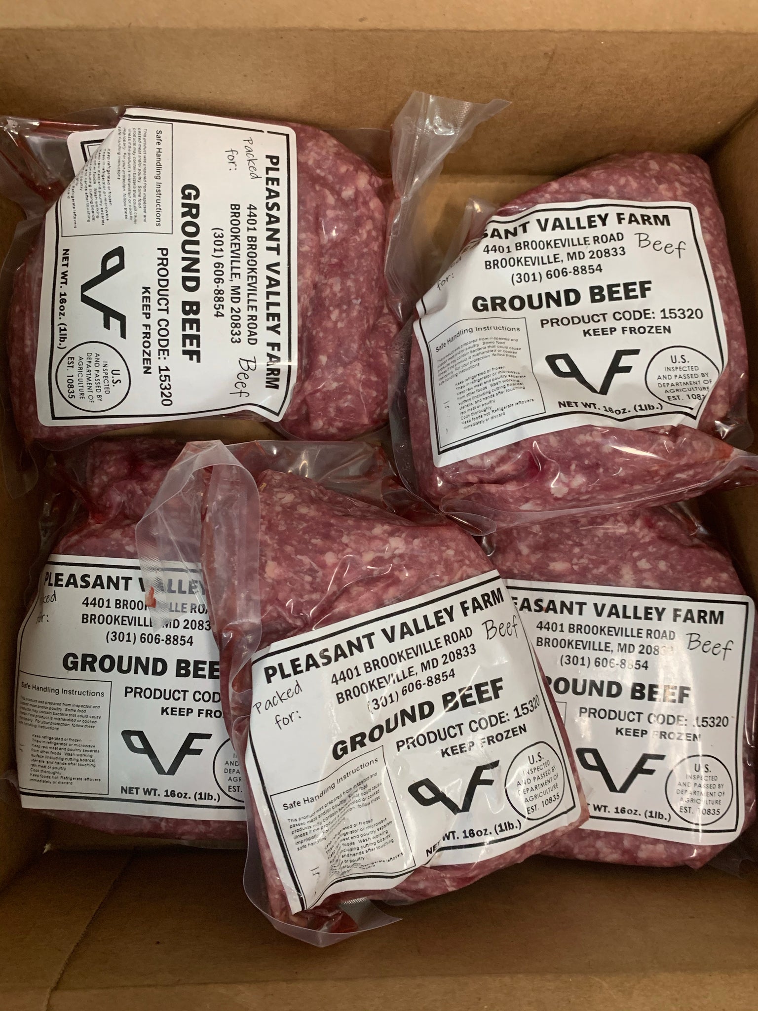 Pleasant Valley Farms Ground Beef